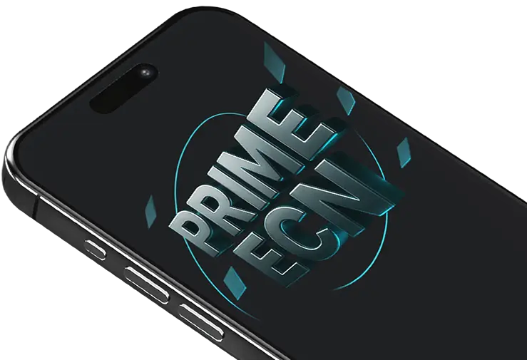 Prime ECN trading journey banner on mobile phone