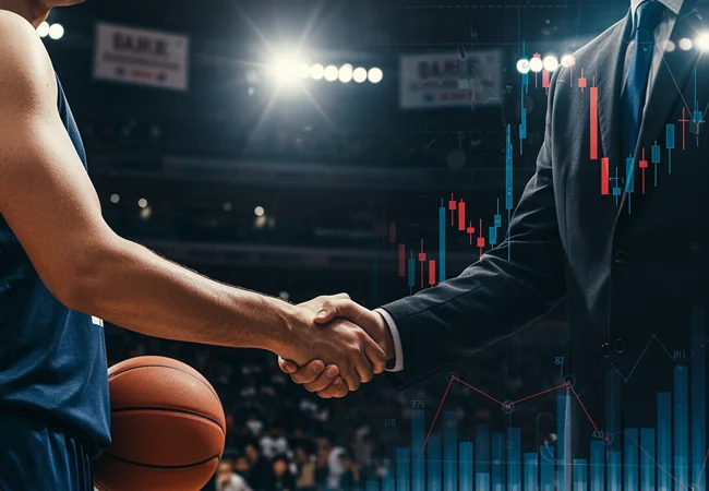 Sports partnership handshake (STARTRADER)
